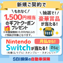 SBI損害保険キャンペーン