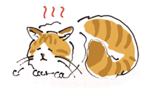 熱がある猫