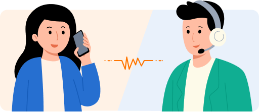 電話相談のイラスト